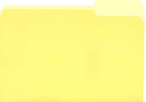 Universal Interior File Folders, 1/3-Cut Tabs: Assorted, Legal Size, 11-pt Stock, Yellow, Box of 100