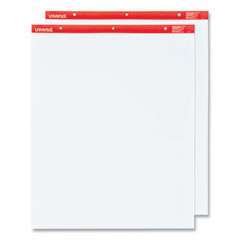 Universal Easel Pads/Flip Charts, Unruled, 27 x 34, White, 50 Sheets, 2/Carton