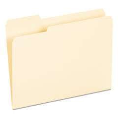 Universal Top Tab File Folders, 1/3-Cut Tabs: Assorted, Box of 100